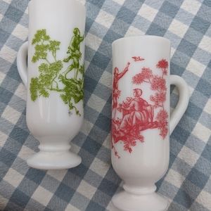 Mini victorian vintage cups